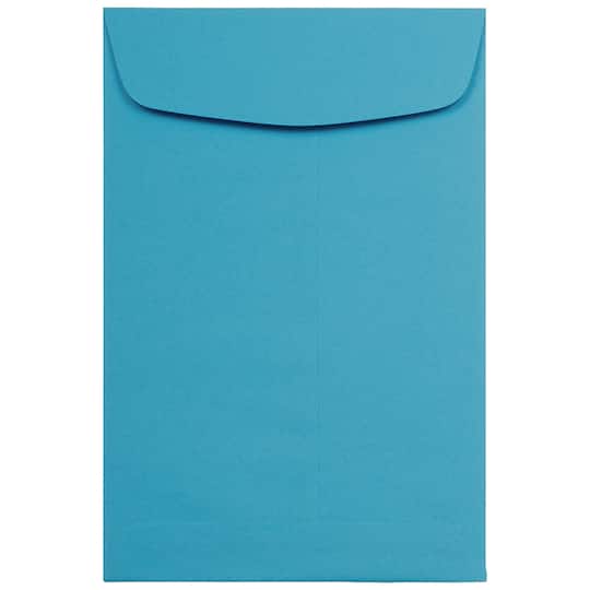 JAM Paper 6" x 9" Blue Open End Catalog Envelopes